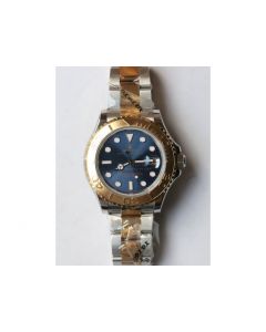 Rolex YachtMaster 116622 YG Two Tone Blue Dial Bracelet BP A2836