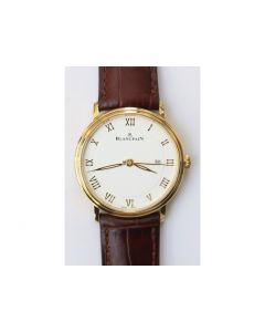 Villeret 6651 YG 1:1 Best Edition White Dial Brown Leather Strap A1151 ZF